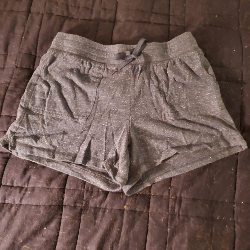 Athletic Works Blue Marled Cotton Shorts.